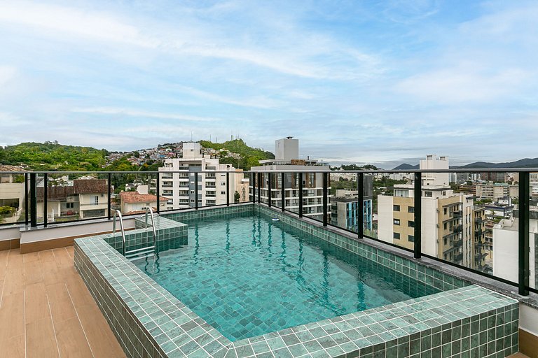 Modern studio 400m from UFSC | 50" TV #CARV06