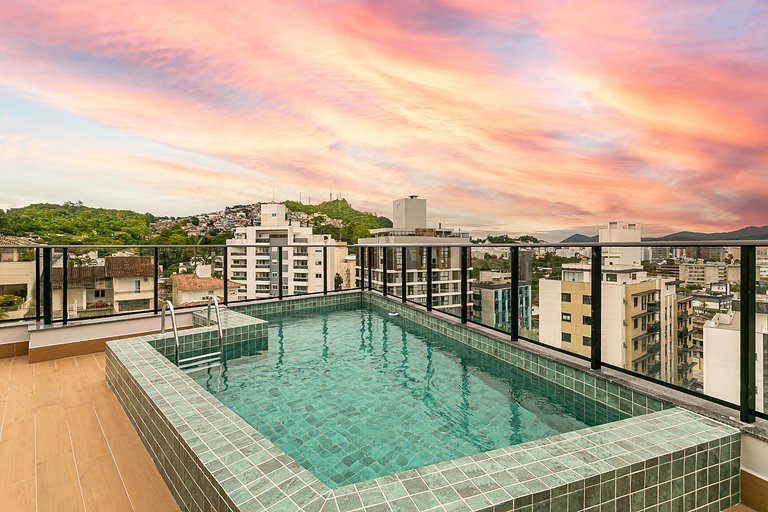 Modern studio 400m from UFSC | 50" TV #CARV06