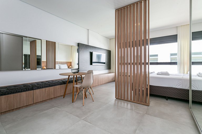 Studio moderno perto do Polo Tecnológico #SG08