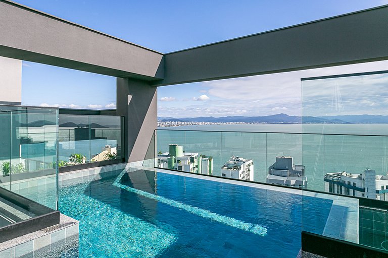 Apto Moderno | Piscina + Vista Mar #RC01