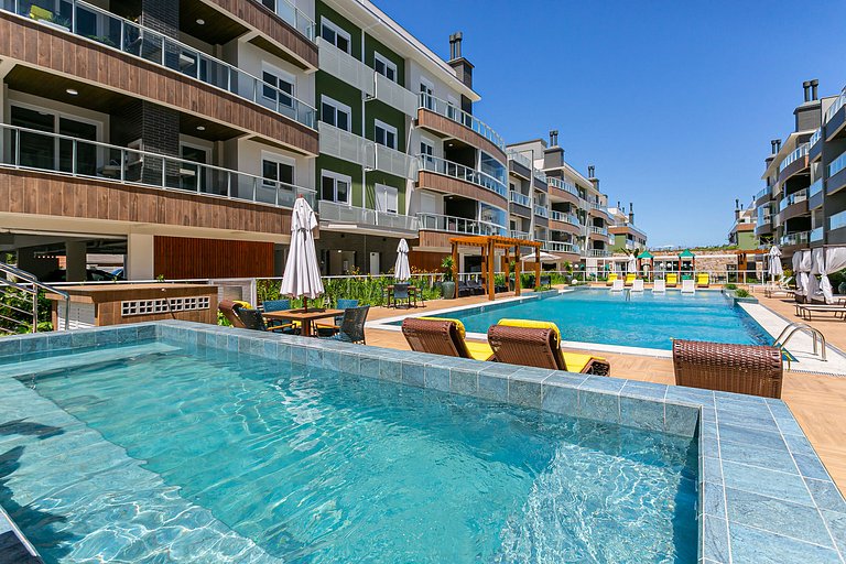 500m da praia  | Piscina | Academia #CAMP15