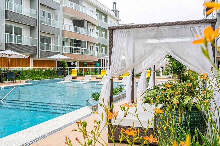 500m da praia  | Piscina | Academia #CAMP15