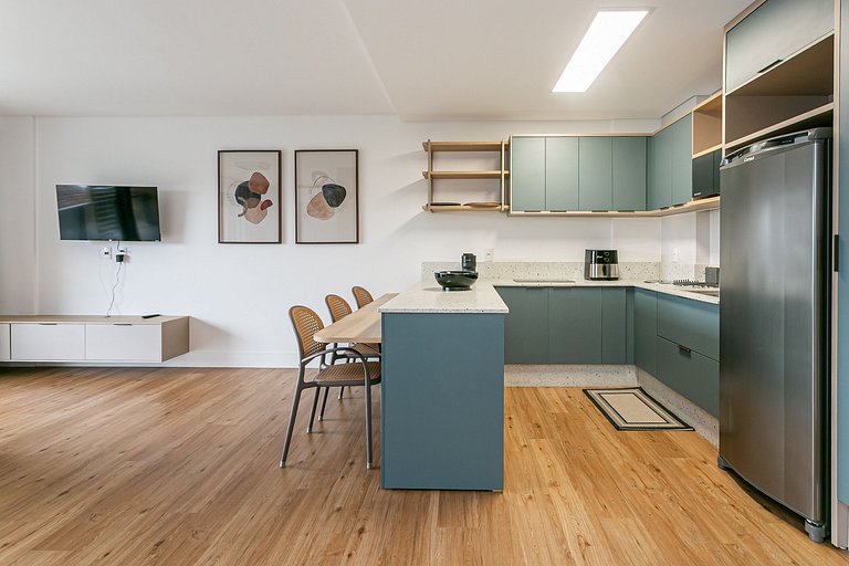 Studio Moderno | Piscina | Academia #SG012