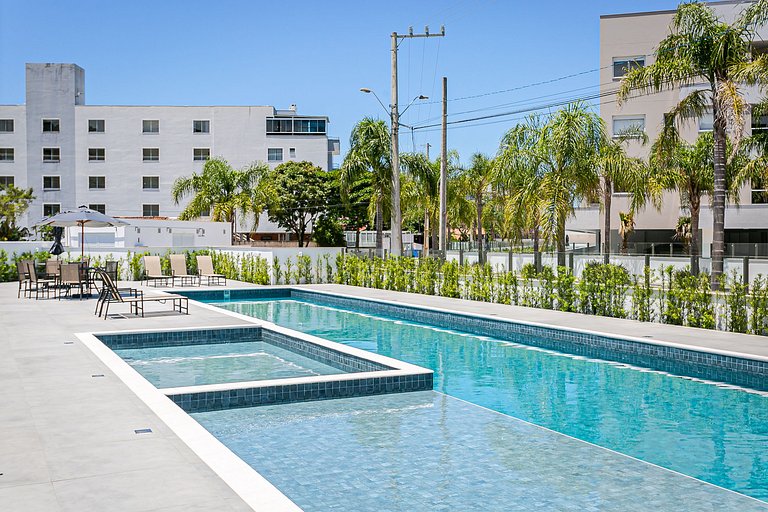 500m do mar | Piscina | Churrasqueira #IA38