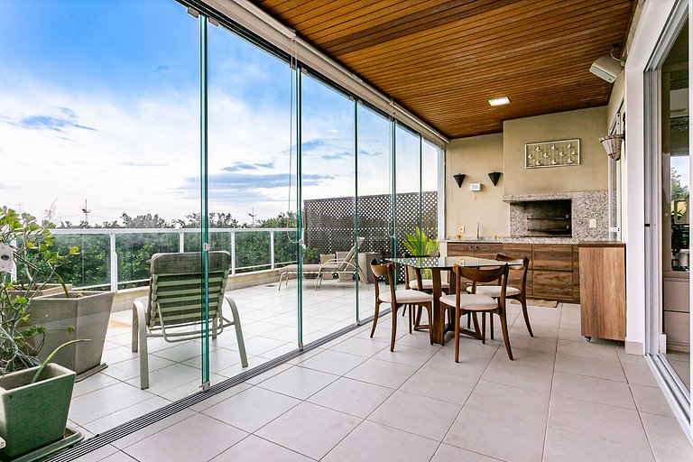 Large balcony with BBQ Grill and Sea View #CSA01