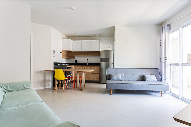 Me2 | APTO 2Q | Apartamento moderno, completo e aconchegante