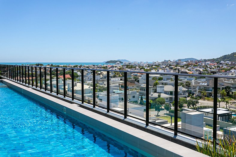 Rooftop com piscina em Jurerê Internacional #JA15