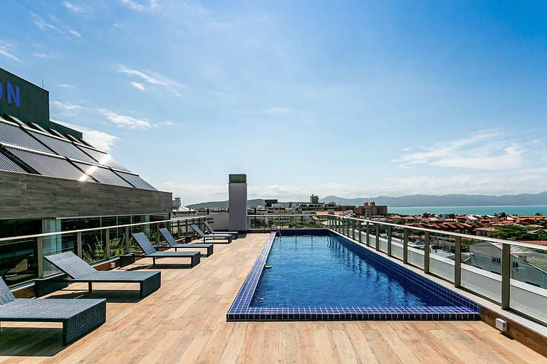 WI-FI 500MB | Rooftop with Pool and Sea View #JA30